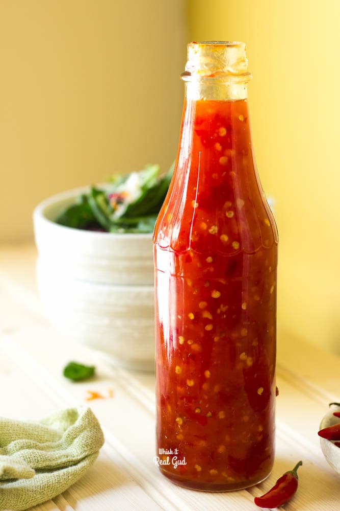 If you are a fan of sweet Thai chili sauce, you gotta try mine! The sauce can be refrigerated for months and you can use it in so many dishes! Don't buy store brand anymore. Homemade sweet Thai chili sauce is so much better and EASY!