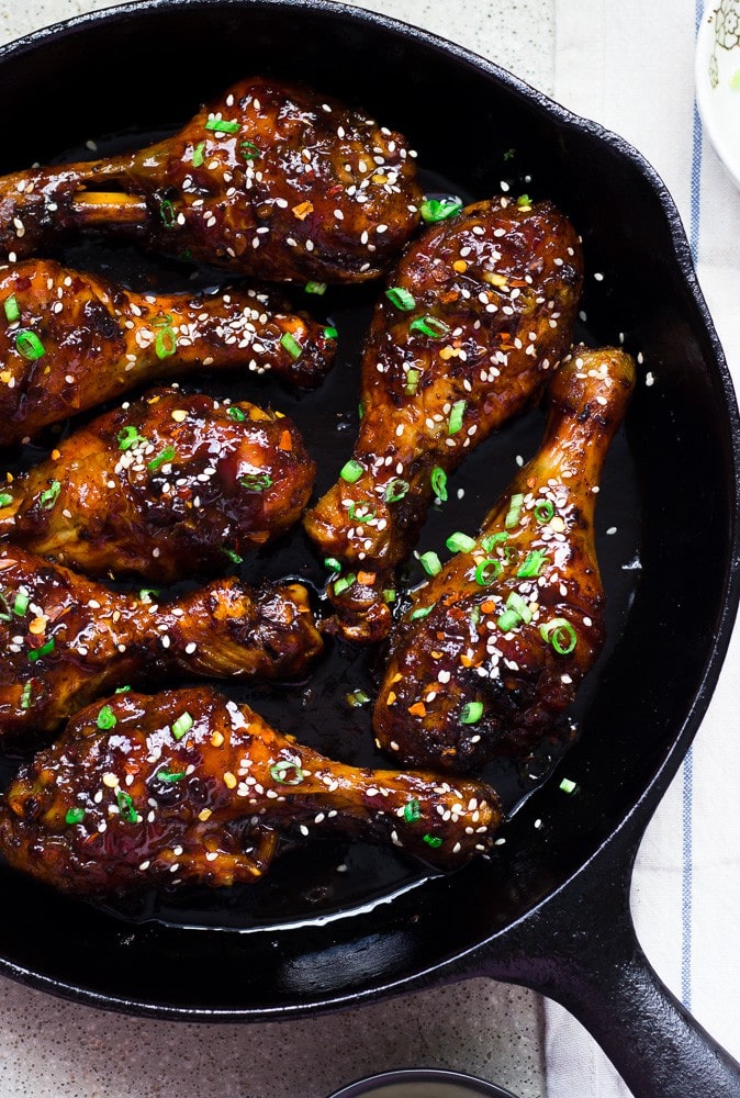 Easy Teriyaki Baked Crispy Chicken Legs