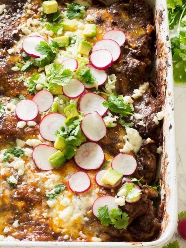 Mexican Enfrijoladas