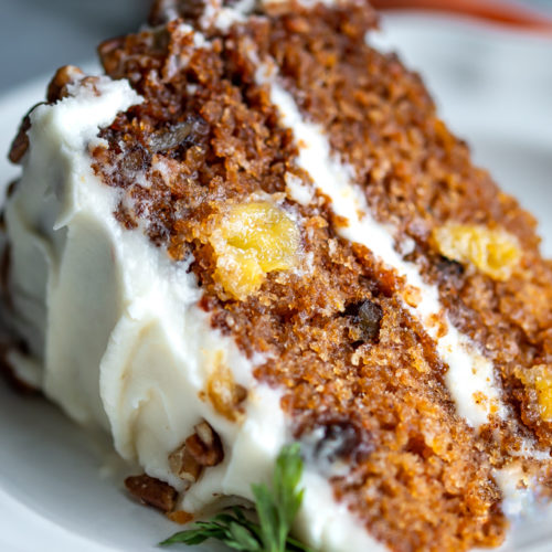 Old Fashioned Carrot Cake with Pineapple - Whisk it Real Gud