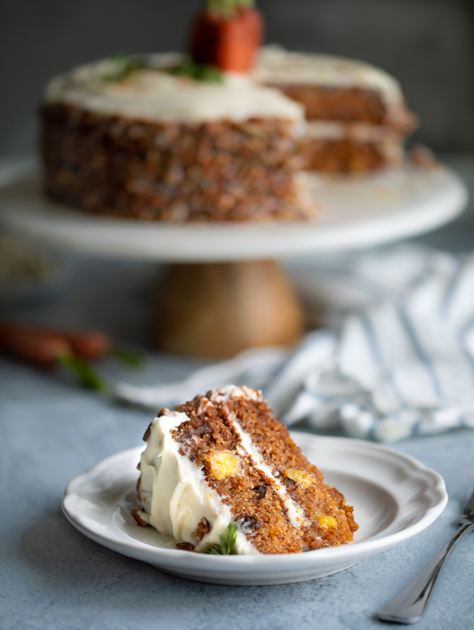 Photo of a pineapple carrot cake